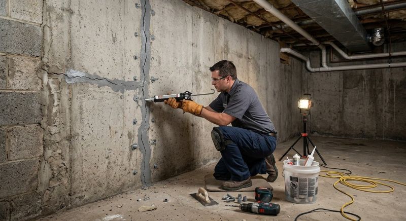 Basement Crack Repair in Okeechobee, FL