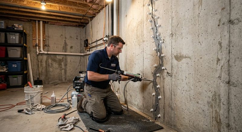 Basement Crack Repair in Okeechobee, FL