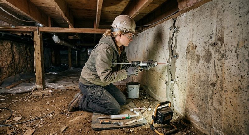 Cracked Foundation Repair in Okeechobee, FL