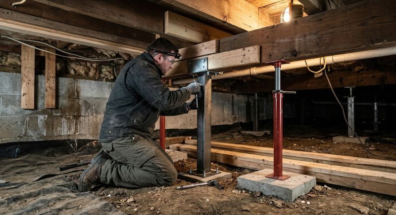 Crawlspace Structural Repair in Okeechobee, FL