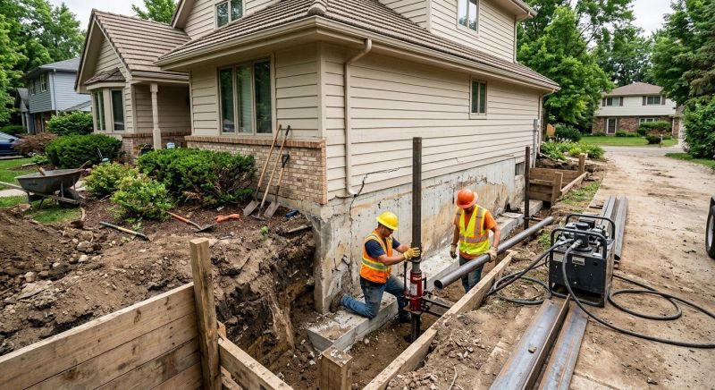 Foundation Settlement Repair in Okeechobee, FL