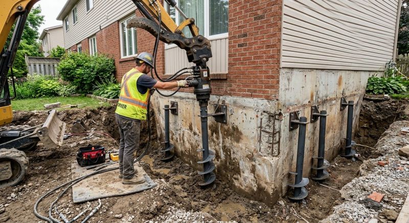Helical Piers Installation in Okeechobee, FL