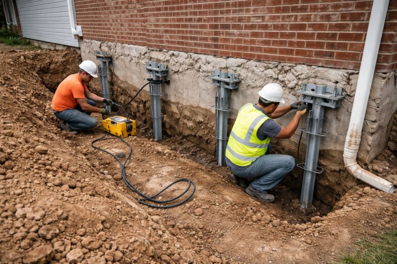 Helical Piers Installation in Okeechobee, FL