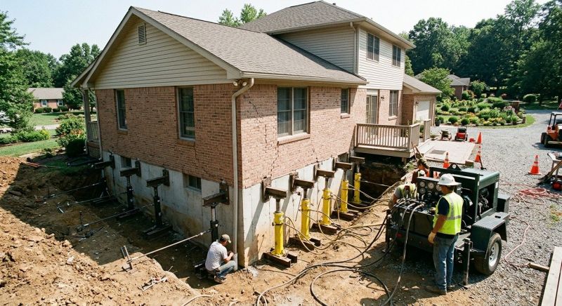 Sinking Foundation Lifting in Okeechobee, FL