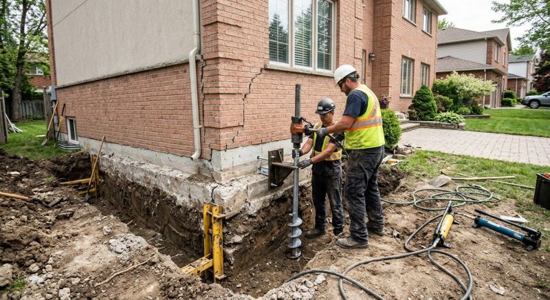 Sinking Foundation Repair in Okeechobee, FL