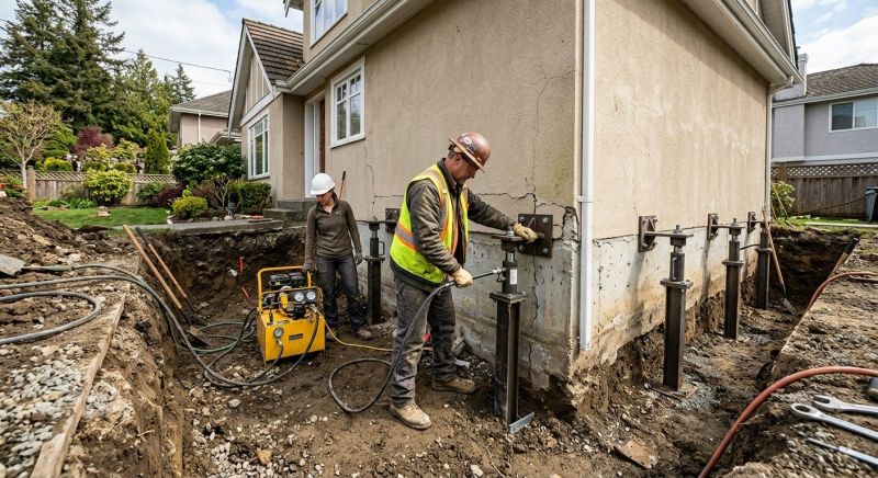Sinking Foundation Repair in Okeechobee, FL