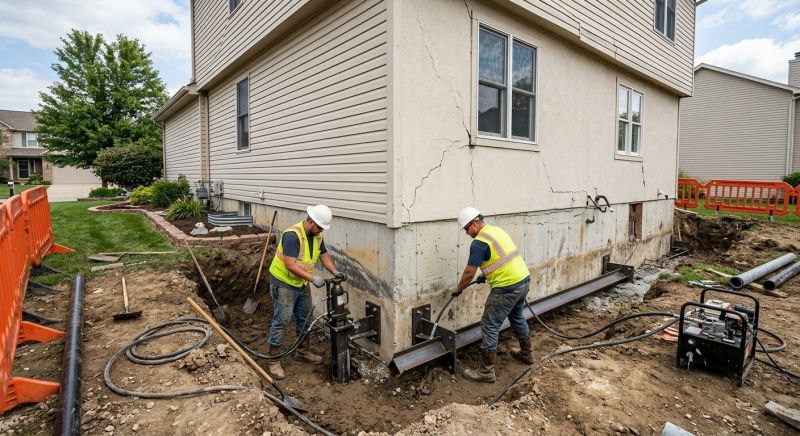 Sinking Foundation Repair in Okeechobee County, FL